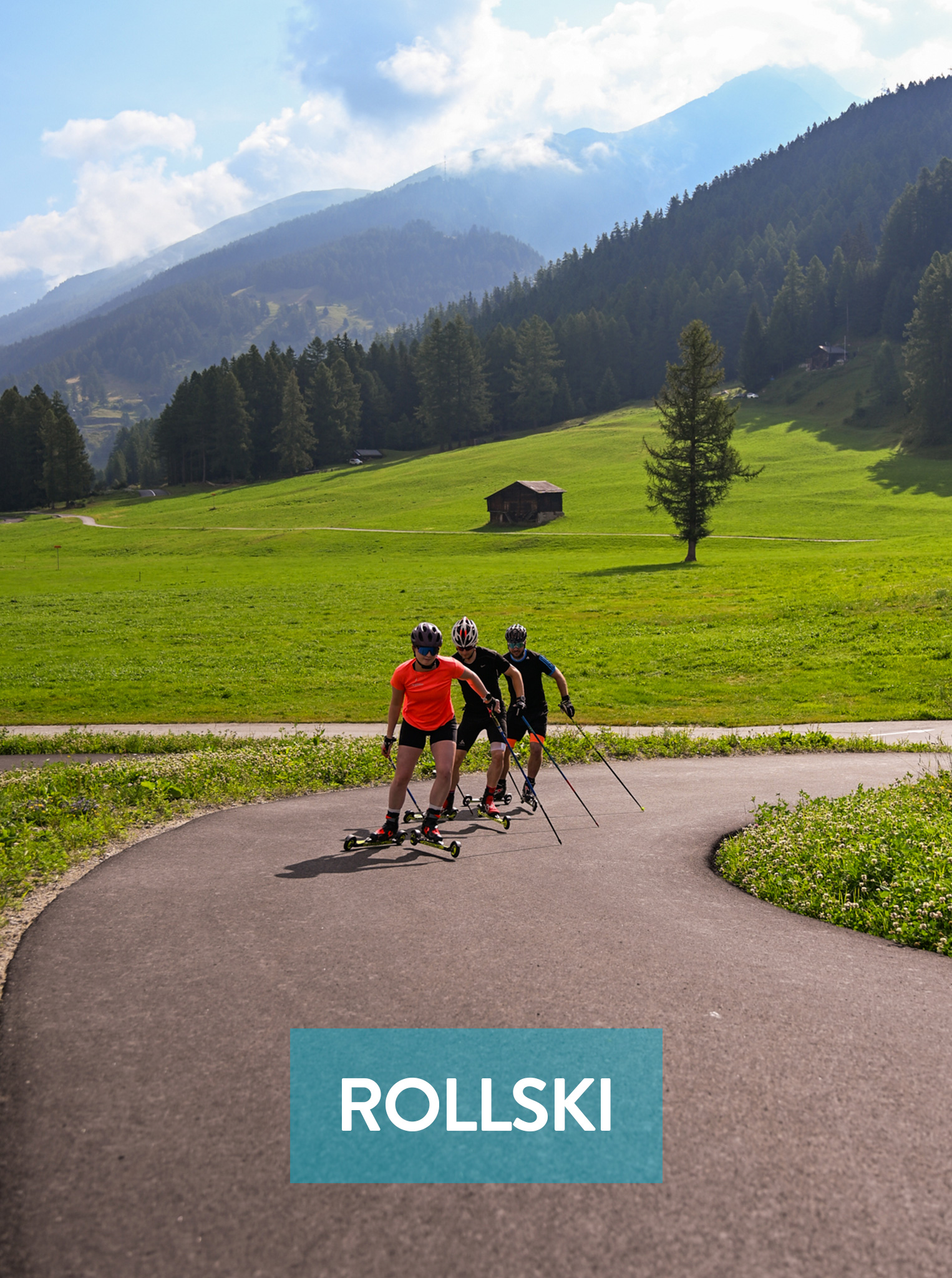 Rollski im Goms